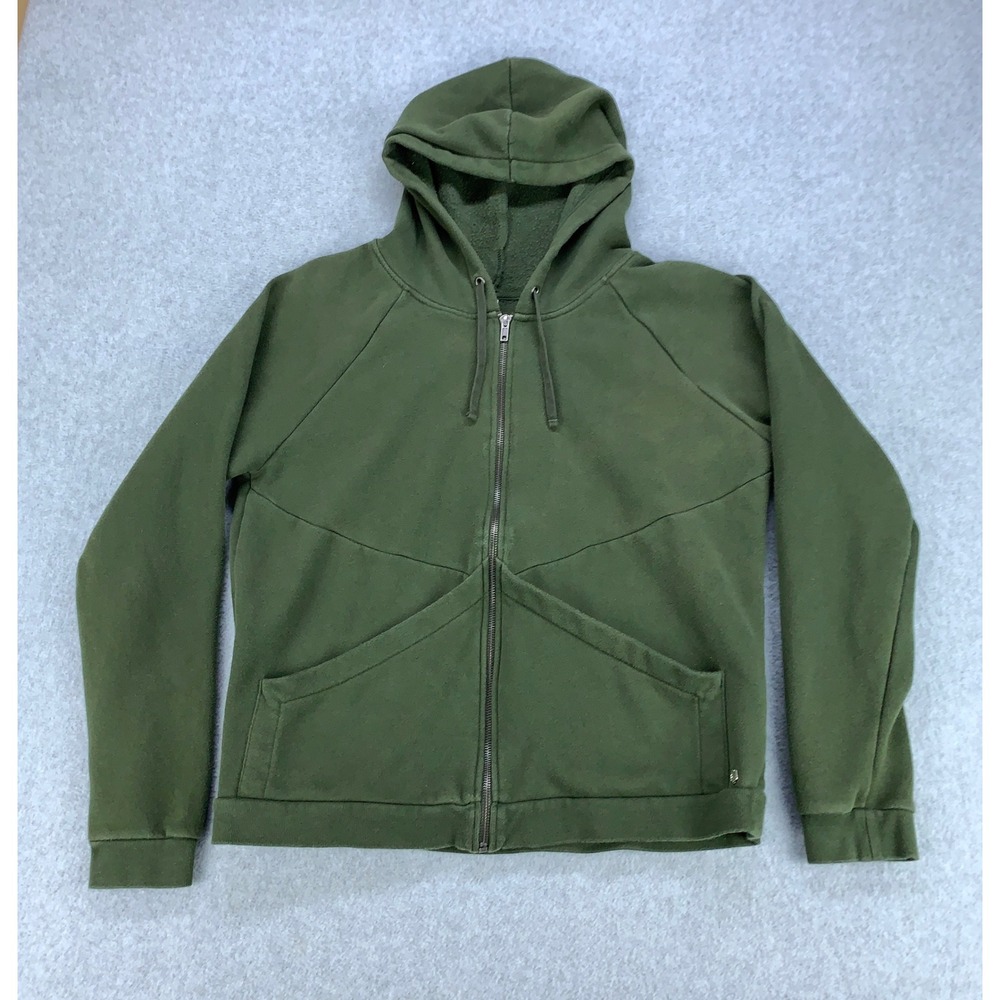 Fabletics Full Zip Hoodie Womens XL Green SB1618111-3862-17060 Pockets Fleece